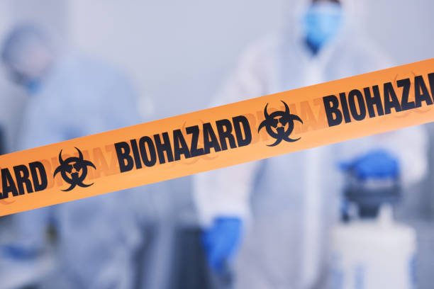 Professional Biohazard Cleanup technician working in Lake Worth, TX